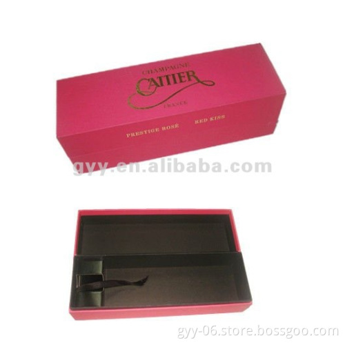GYY Luxury champagne package box with paper insert